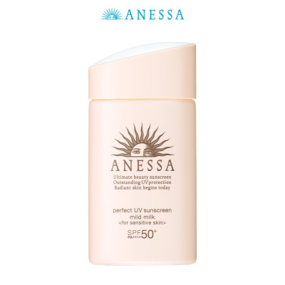 Kem chống nắng dưỡng da dạng sữa dịu nhẹ cho da nhạy cảm và trẻ em Anessa SPF 50+ PA++++ 60ml