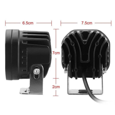 Đèn Trợ Sáng L4x Ztun: 4 Tim LED - Vỏ Hợp Kim Chống Nước, Ánh Sáng Sáng Rực Rỡ Cho Xe Máy và Ô Tô Đẳng Cấp