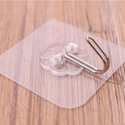 ROGTZ - Bộ 02 Móc dán treo tường Dính mọi chất liệu Nhựa Mica Nhôm Gỗ Kính Đá Gạch men Tường sơn Tường vôi Tường thạch cao Treo trọng lượng 2kg Lắp đặt nhanh Dễ dàng tháo gỡ Chất liệu nhựa Nhà bếp Phòng tắm Phòng ngủ Phòng Khách - Hàng chính hãng 