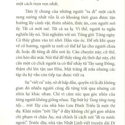 Tung Tăng Tung Tẩy…Trời Tây - Bút Ký Du Lịch