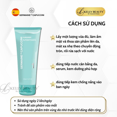 Gel Rửa Mặt Cho Da Dầu Mụn Germaine PUREXPERT Extra Comfort Cleansing Gel | Kelly Beauty
