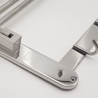 Kệ treo khăn tắm Inox SUS 304 đa chức năng Eurolife EL-B5 NEW (Trắng bạc)