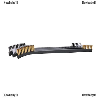 Combo 3 Bàn Chải 2 Đầu Chuyên Dùng Đánh Lốc Máy, Vệ Sinh Sên Xe