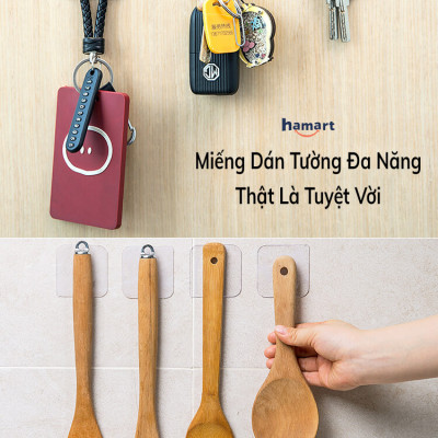 Miếng Keo Acrylic Siêu Dính 2 mặt Trong Suốt 2 Lớp Keo Dày 1.5mm Dán Tường Chống Thấm Nước Tiện Lợi