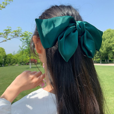 Kẹp tóc nơ Hàn Quốc bản to, kẹp nơ sau dễ thương cực đẹp KT13 với chất liệu vải cao cấp đường may tinh tế