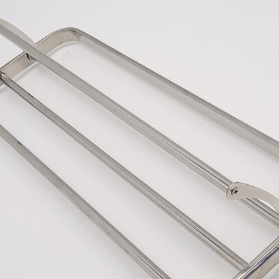 Kệ treo khăn tắm Inox SUS 304 đa chức năng Eurolife EL-B5 NEW (Trắng bạc)