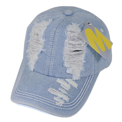 Nón kết jean nam nữ rách bụi, vải jean bền đẹp, dễ dàng điều chỉnh size, khóa gài cứng cáp, sang trọng