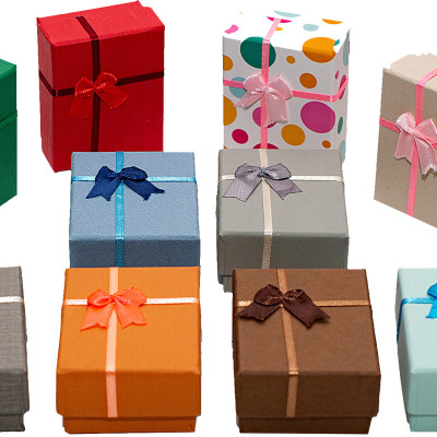 10 Hộp Quà Tặng Chữ Nhật (nhí) Phượng Hoàng C026 - 7 x 5 x 3 cm - Giao màu ngẫu nhiên