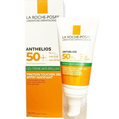 Kem Chống Nắng Làm Đều Màu Da, Kiểm Soát Bóng Nhờn Cho Da Nhạy Cảm La Roche-Posay Anthelios XL Tinted Dry Touch Gel - Cream (50ml) - TẶNG MÓC KHÓA