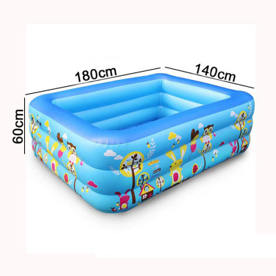 Bể bơi bơm hơi 3 tầng KD3180 (180*140*60 cm) 