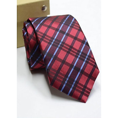 Cà Vạt Nam Titishop CVN066 (145 x 6 cm) - Đỏ