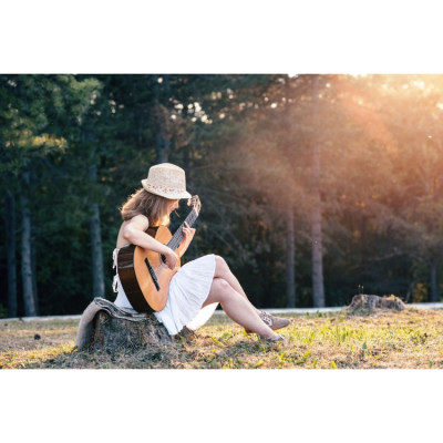 Đàn guitar classic DC350J thùng mỏng Duy Guitar Store gỗ Hồng đào solid âm thanh tốt bền đẹp