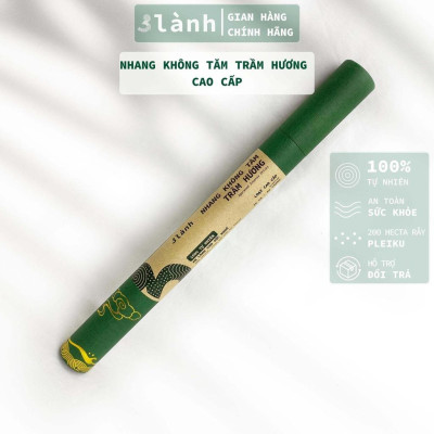 Nhang Không Tăm Trầm Hương Cao Cấp 3 Lành Giá Sỉ Từ 5 Ống Tự Nhiên 100% 12-15 Năm Trầm Thờ Cúng Thư Giãn Yoga Thiền Định Làm Sạch Không Gian Nhà