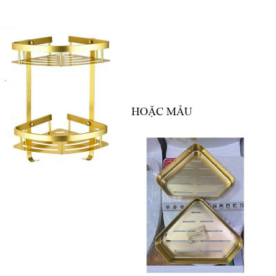 Phụ kiện phòng tắm 5  món nhôm VÀNG NHẠT đẹp sang trọng nhẹ nhàng tinh tế (mẫu thực tế có thể sai khác chút)