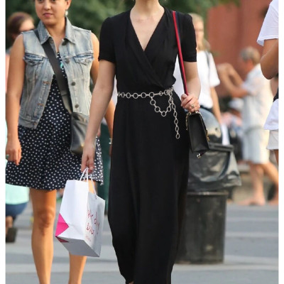 Xích thắt lưng vòng tròn retro cá tính