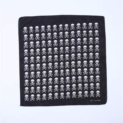 Bộ sưu tập khăn bandana street style họa tiết đầu lâu các loại (54x54cm)