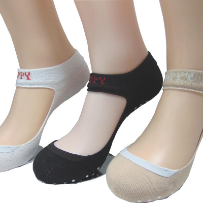 Combo 3 Đôi Vớ Nữ Giả Giầy In Chống Trượt Cao Cấp Zappy