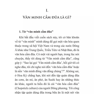 Văn Minh Cầm Đũa - Những Tương Đồng Trong Văn Hóa Xã Hội Các Nước