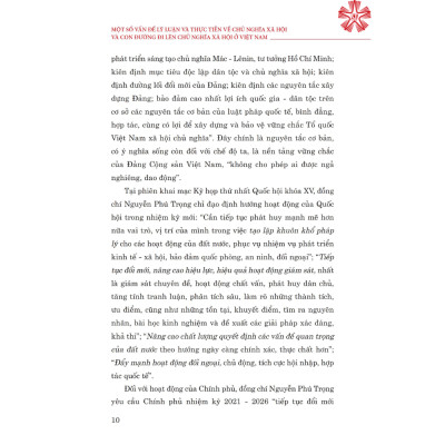[Một số vấn đề lý luận và thực tiễn về chủ nghĩa xã hội và con đường đi lên chủ nghĩa xã hội ở Việt Nam