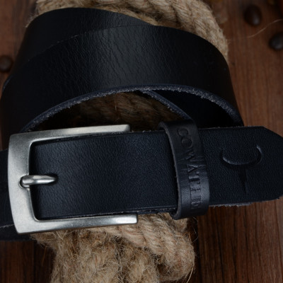 Thắt Lưng Da Bò Chính hãng COWATHER XF018 Đen