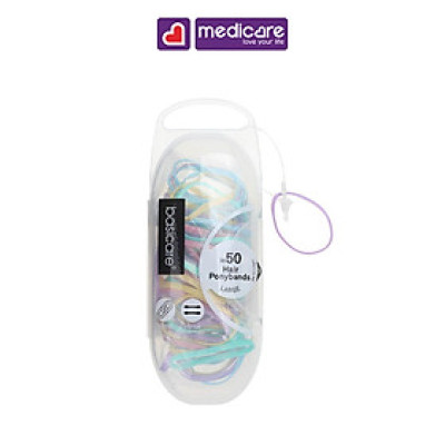 Dây thun cột tóc BASICARE pastel