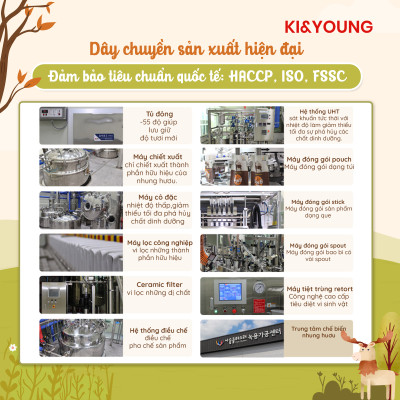 Combo Gạc hươu non/Nước nhung hươu cho bé từ 1 tuổi Ki&Young - ALADDINVINA