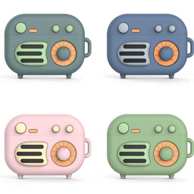 Bao Case Cho Airpods Pro Hình Radio Retro - Hàng chính hãng / Hàng nhập khẩu