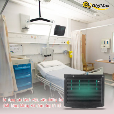 Máy diệt khuẩn chuyên nghiệp Digimax UV-C, thiết kế cho không gian lớn 250-280m2 (DP-3EA) - Hàng nhập khẩu