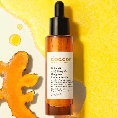 Bộ 5 Chăm Sóc Da Nghệ Cocoon giúp sáng da mờ thâm: Sữa rửa mặt nghệ 140ml + Mặt nạ nghệ 30ml + Toner nghệ 140ml + Tinh chất nghệ 30ml + Thạch nghệ 30ml