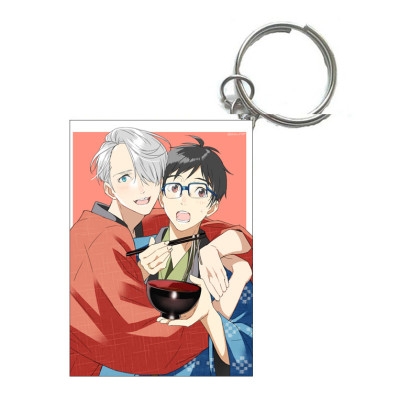 Móc khóa Yuri!!! On Ice COMBO 3 móc ảnh khác nhau ( mẫu giao ngẫu nhiên )