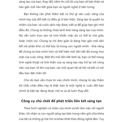 Tìm Thấy Và Trả Tự Do Cho Người Nghệ Sĩ Trong Bạn - Liều Sáng Tạo