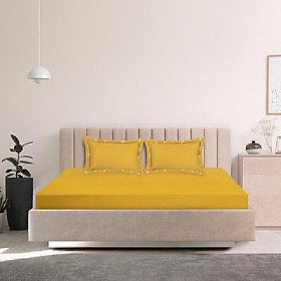 Bộ ga gối EVERON Cotton Sắc Hạ ESC23002 thêu sang trọng hiện đại, nhiều kích thước