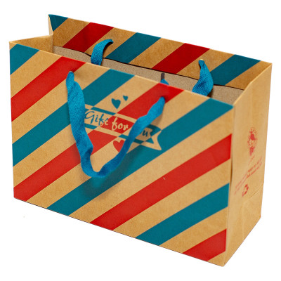 TÚI KRAFT NGANG TRUNG KN005 - 23 X 17 X 8 CM - NGẪU NHIÊN