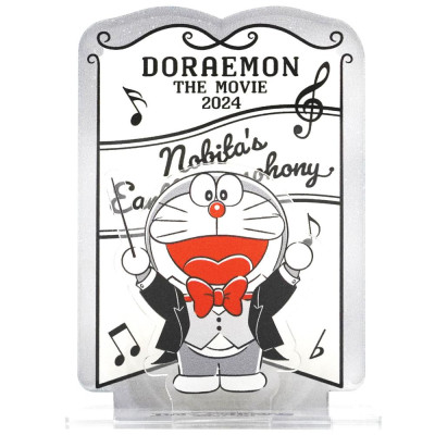 Mô Hình Standee Mica Doraemon - Phiên Bản Movie 2024 - Màu Xám