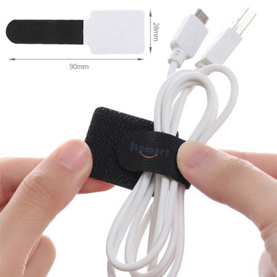 Dây Đai Velcro Keo 3M Dán Tường Đa Năng Cuốn Dây Cáp Sạc Tai Nghe Treo Dây Điện Chống Rối