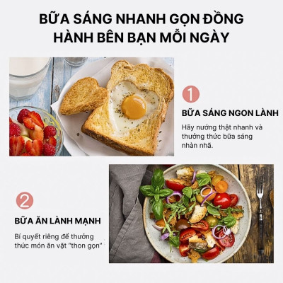 Máy nướng bánh mì Sandwich tự động SOKANY SK-08113 nướng nhanh chín, phù hợp cho bữa sáng gia đình - HÀNG CHÍNH HÃNG
