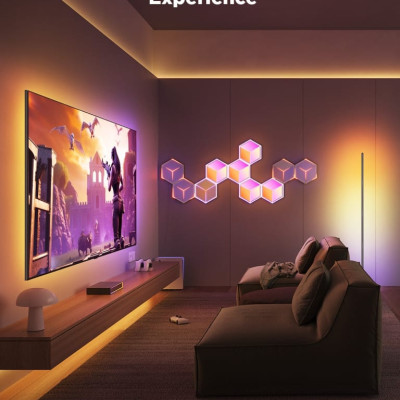 Đèn LED lục giác lắp ghép Govee Glide Hexagon Light Panels Ultra H606A | Ánh sáng đa diện siêu việt