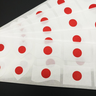 Bộ 5 Sticker Hình Lá Cờ Nhật Bản - HFP