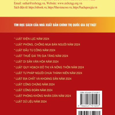 Luật phòng cháy, chữa cháy và cứu nạn, cứu hộ năm 2024 - bản in 2025