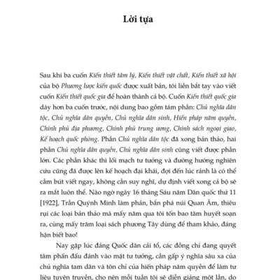 Sách - Chủ nghĩa tam dân (Nhã Nam HCM)