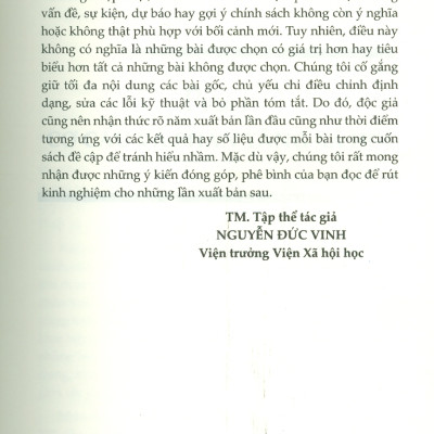 Xã Hội Việt Nam Trong Bối Cảnh Chuyển Đổi - Những Nghiên Cứu Từ Tiếp Cận Xã Hội Khoa Học - Đồng chủ biên: Nguyễn Đức Vinh, Đặng Nguyên Anh