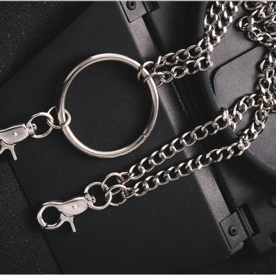 Xích đeo quần 2 tầng phong cách hip hop punk rock Âu Mỹ