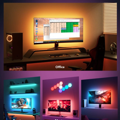 Dây đèn LED trang trí hỗ trợ trải nghiệm chơi game Govee Gaming Light Strip G1 H6609 | 27″- 34″ PCs