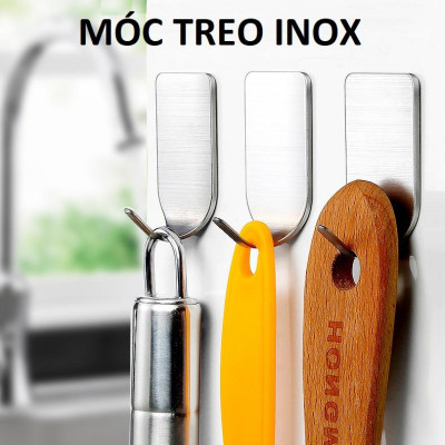 Móc Dính Tường Đa Năng, Móc Inox, Móc Dán Tường Siêu Dính, Móc Giá Rẻ, Treo Đồ Đa Năng, Tiện Dụng Gia Đình, TakyHome 2001