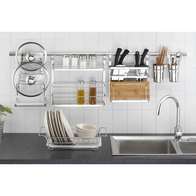 Combo kệ chén dĩa để bàn & thanh treo MOEN 