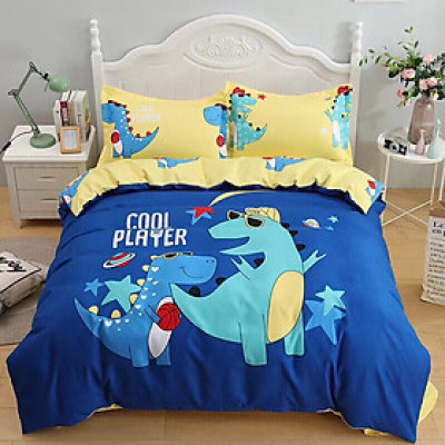 Bộ drap và vỏ chăn cotton Classic Kid VCK2006 ( 4 món )