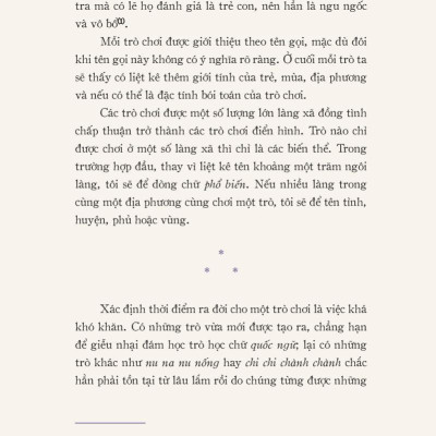 Trò Chơi Của Trẻ Em Ở Bắc Kỳ