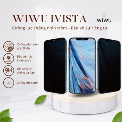 Kính cường lực chống nhìn trộm cho iPhone X/Xs/11/11 Pro Max/12/13/14/14 15 16 Pro Max/14 15 16 Plus hiệu WiWu iPrivacy - Hàng chính hãng