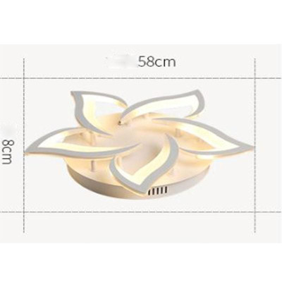 Đèn trần Acrylic cánh hoa trang trí nội thất hiện đại sang trọng 