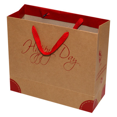 TÚI KRAFT NGANG LỚN KN010 - 30 X 27 X 12 CM - NGẪU NHIÊN